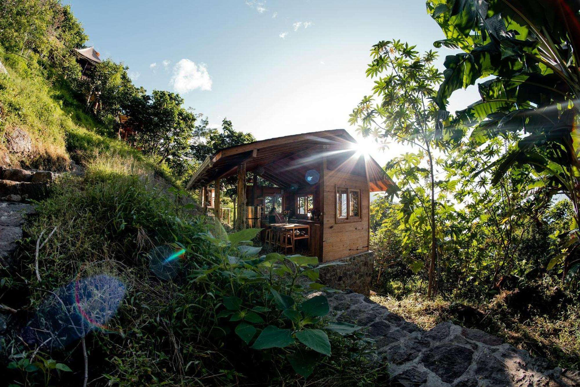 Fuego Atitlan Eco-Hotel San Marcos La Laguna Esterno foto