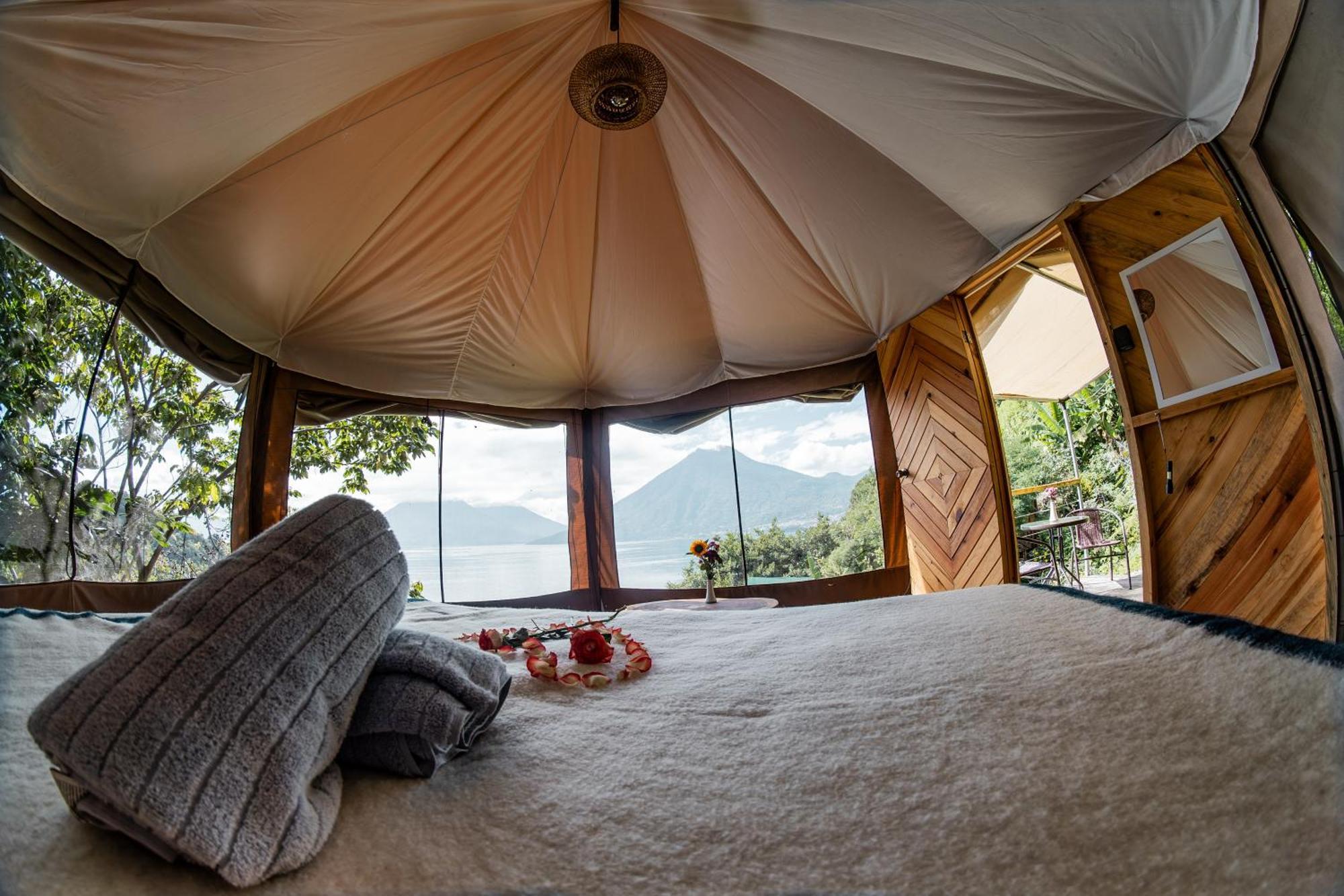 Fuego Atitlan Eco-Hotel San Marcos La Laguna Esterno foto