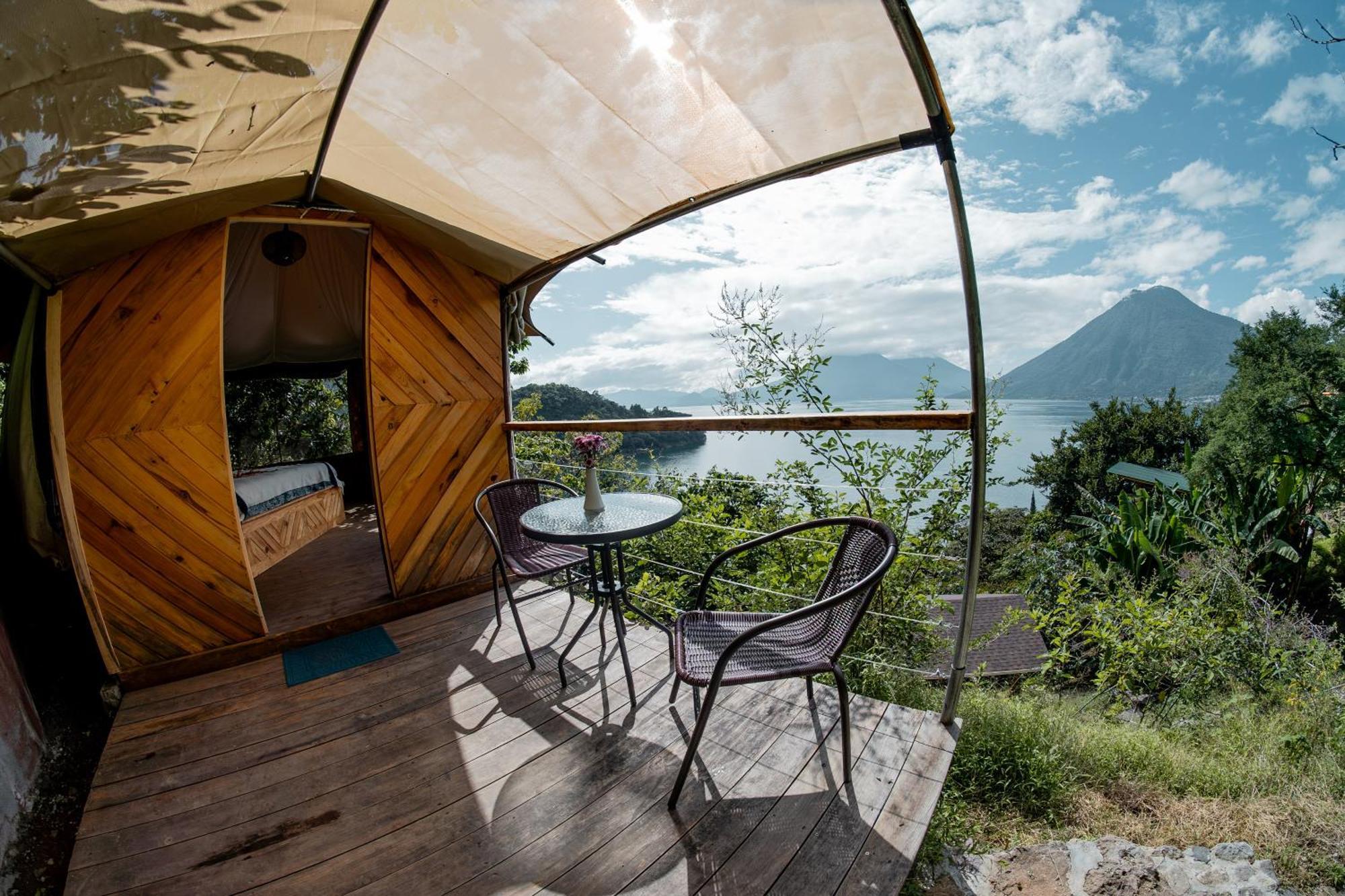 Fuego Atitlan Eco-Hotel San Marcos La Laguna Esterno foto