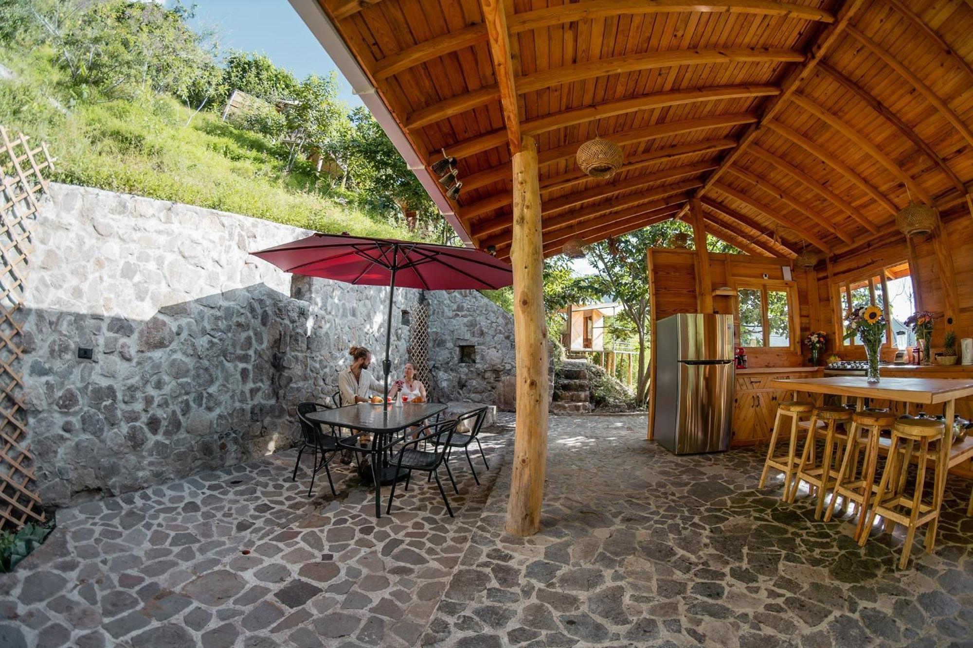 Fuego Atitlan Eco-Hotel San Marcos La Laguna Esterno foto