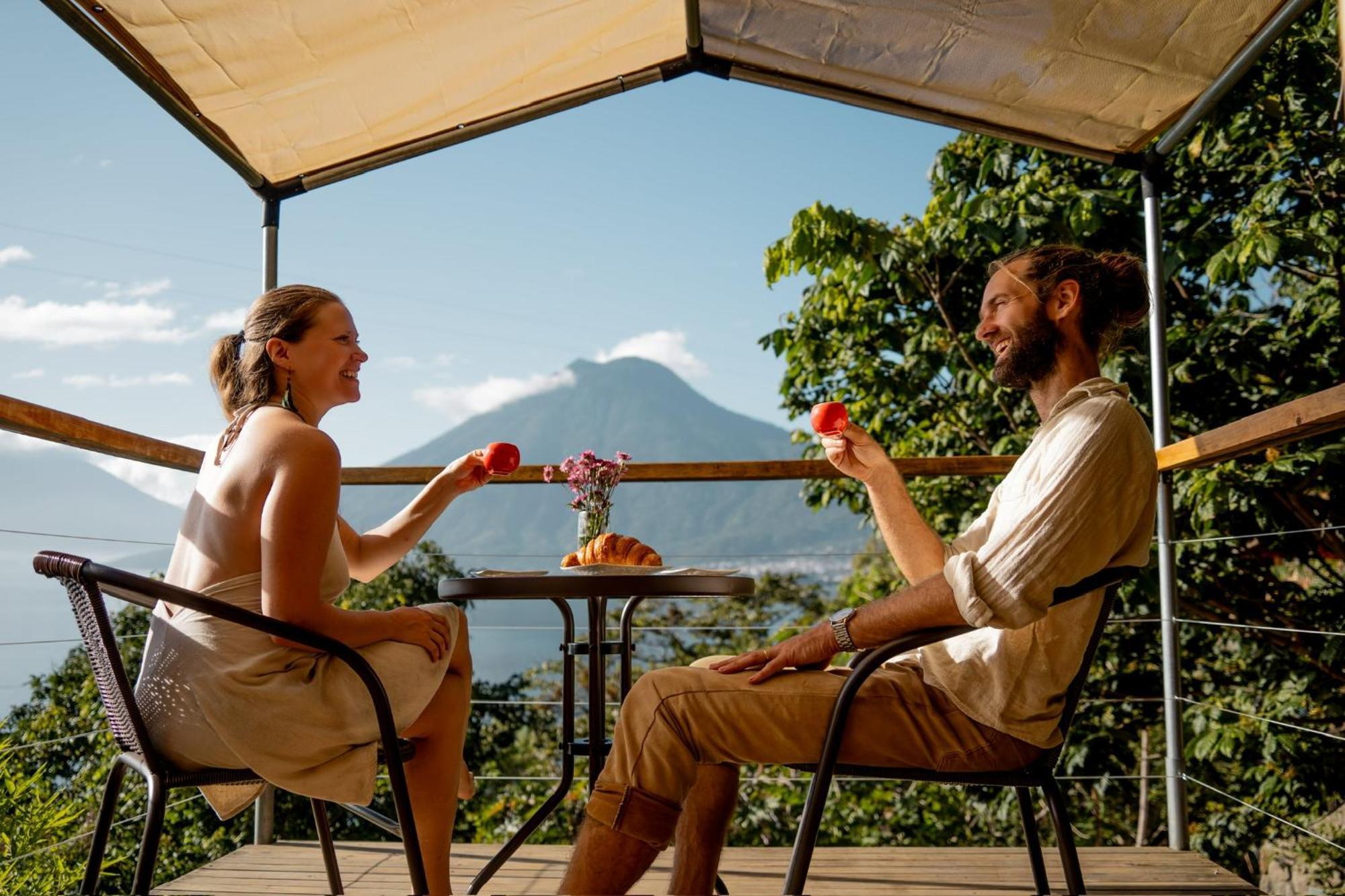 Fuego Atitlan Eco-Hotel San Marcos La Laguna Esterno foto
